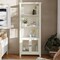 Flash Furniture Stella Modern Farmhouse Wooden Bookcase and Storage Cabinet, 3 Upper Shelves in White ZG-027-WHT-GG - alternate 4